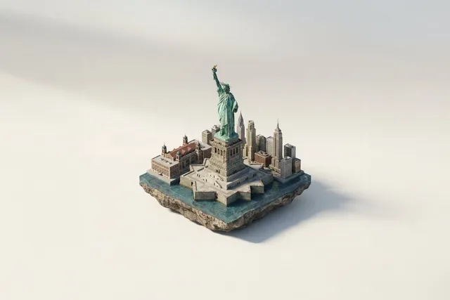 Famous Landmark 3D Miniature