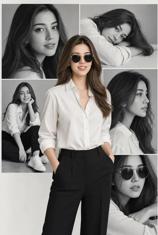Editorial Portrait Collage