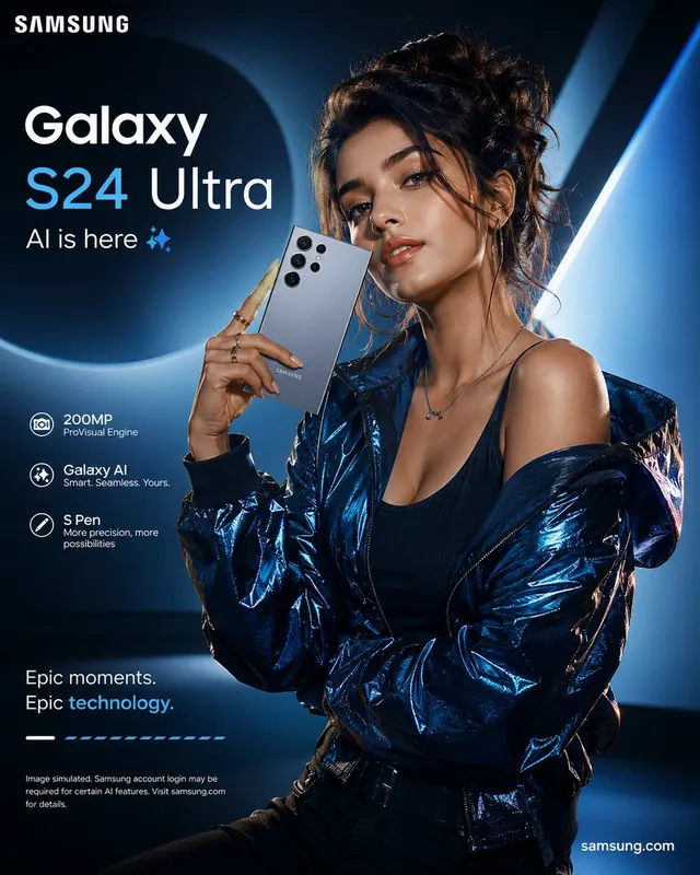 Premium Smartphone Ad Poster