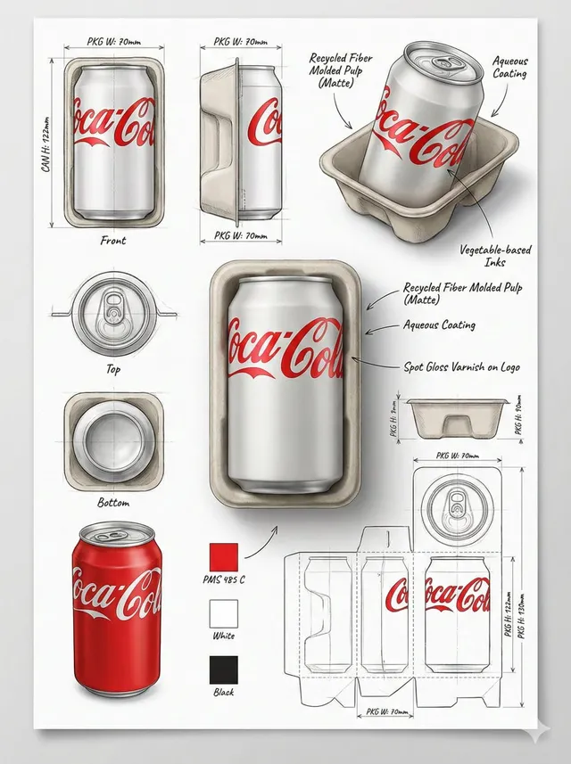 Industrial Packaging Design Sheet