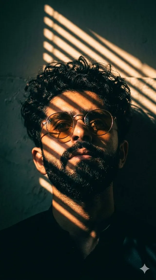 Cinematic Chiaroscuro Film Portrait