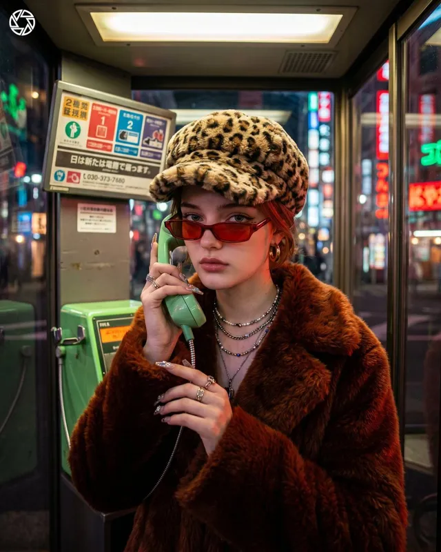 Ultra-Realistic Cyber-Fashion Portrait