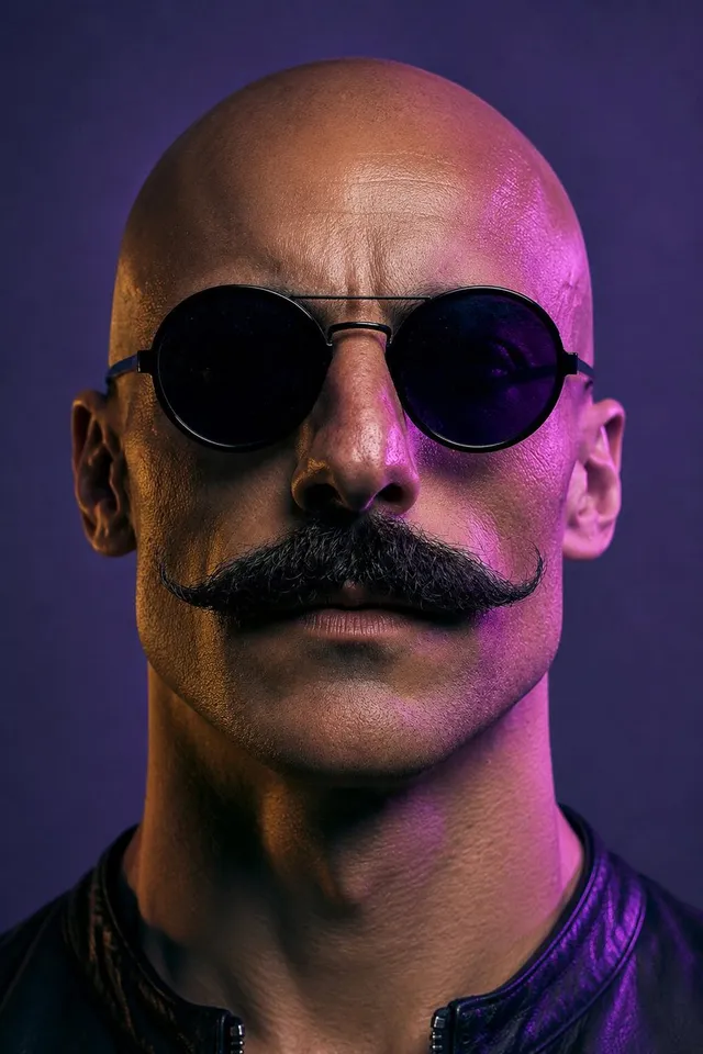 Neon Censored Portrait Avatar