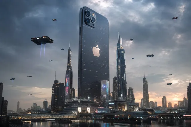 Futuristic Tech Skyscraper City