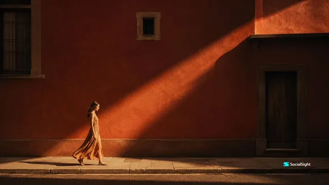 Cinematic Editorial Urban Golden Hour