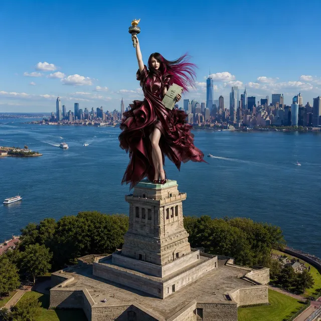 Statue of Liberty Persona Transformation