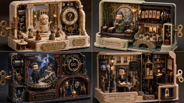 Mondo in Miniatura Meccanico a Carica