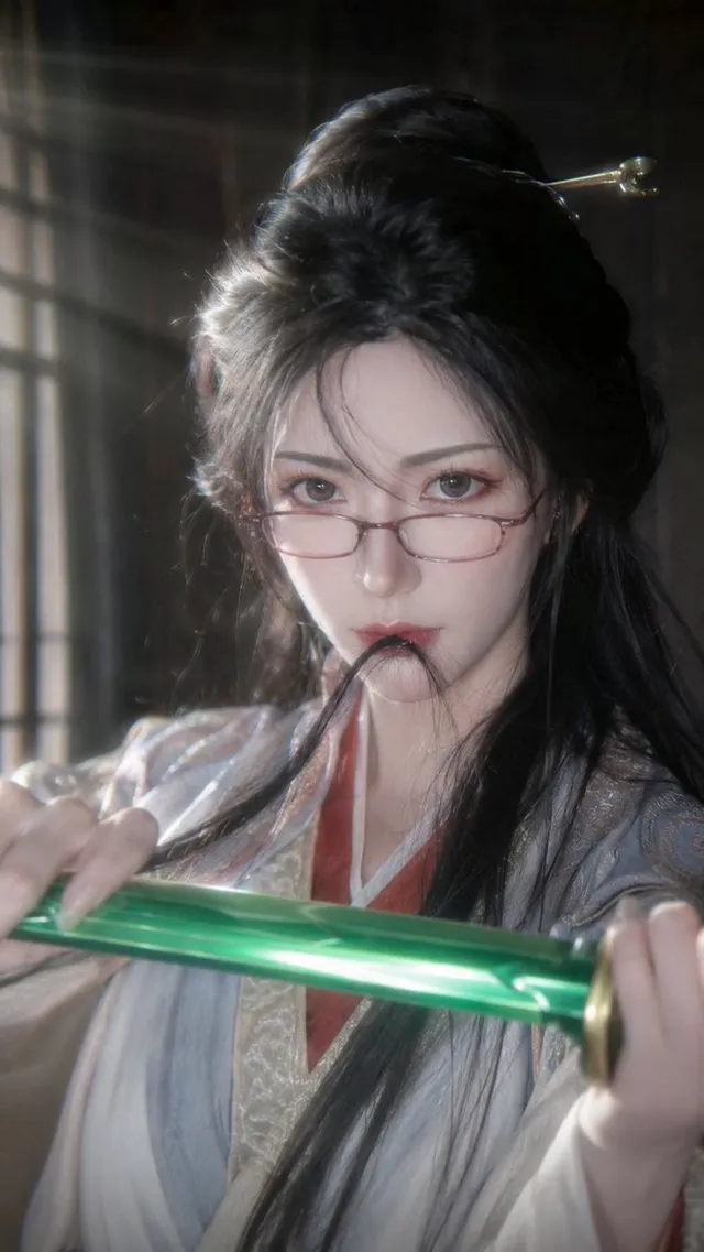 Cinematic Xianxia Swordswoman Portrait