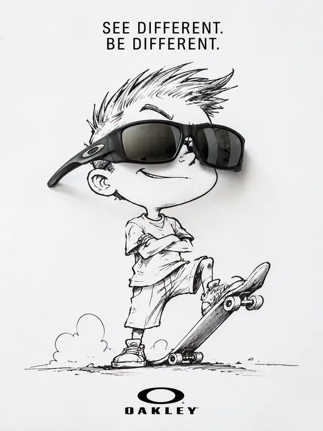 Oakley Skater Sunglasses Ad
