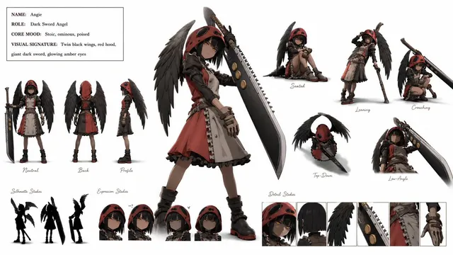 Dark Sword Angel Character Sheet