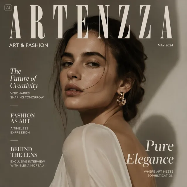 AI Magazine Product Mockup