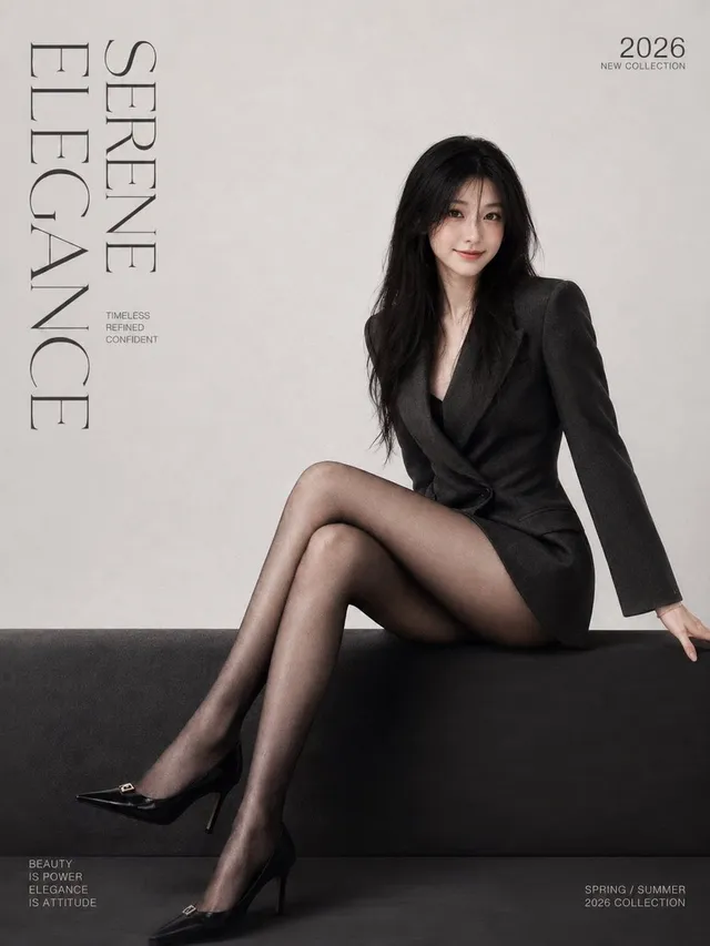 Minimalist Fashion Magazine Portrait