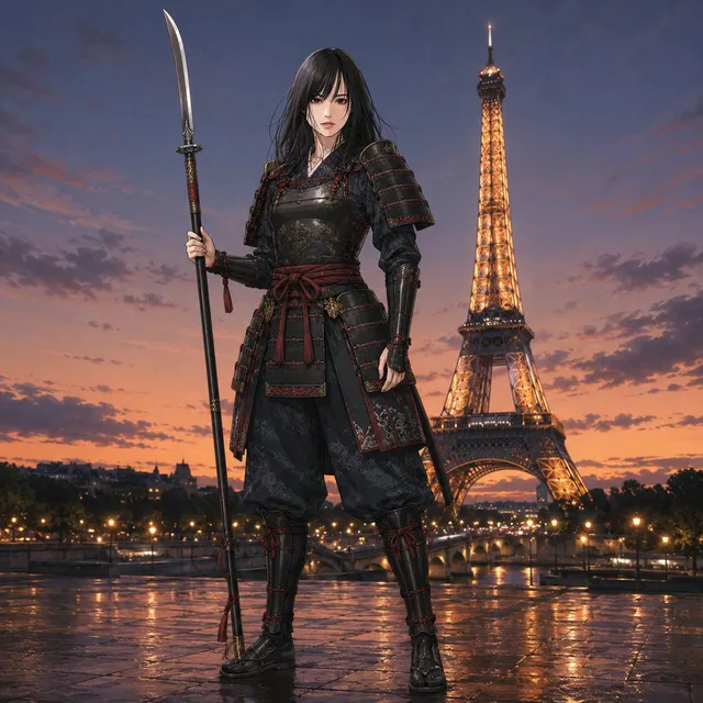 Samurai Cosplay Landmark Portrait Generator