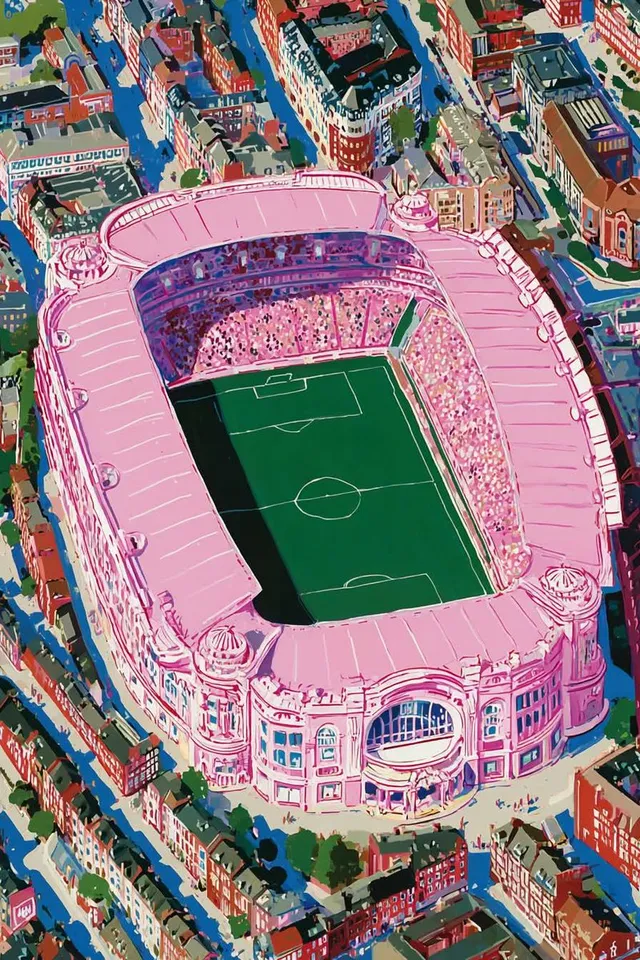 Dreamlike Football Surrealist Illustration
