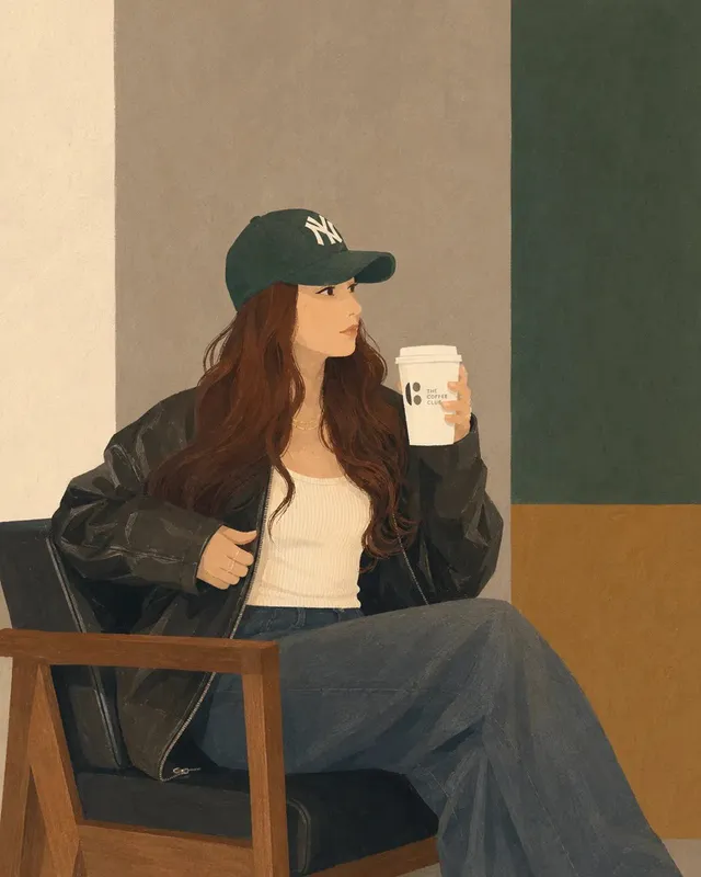 تحويل رسم توضيحي رقمي بسيط