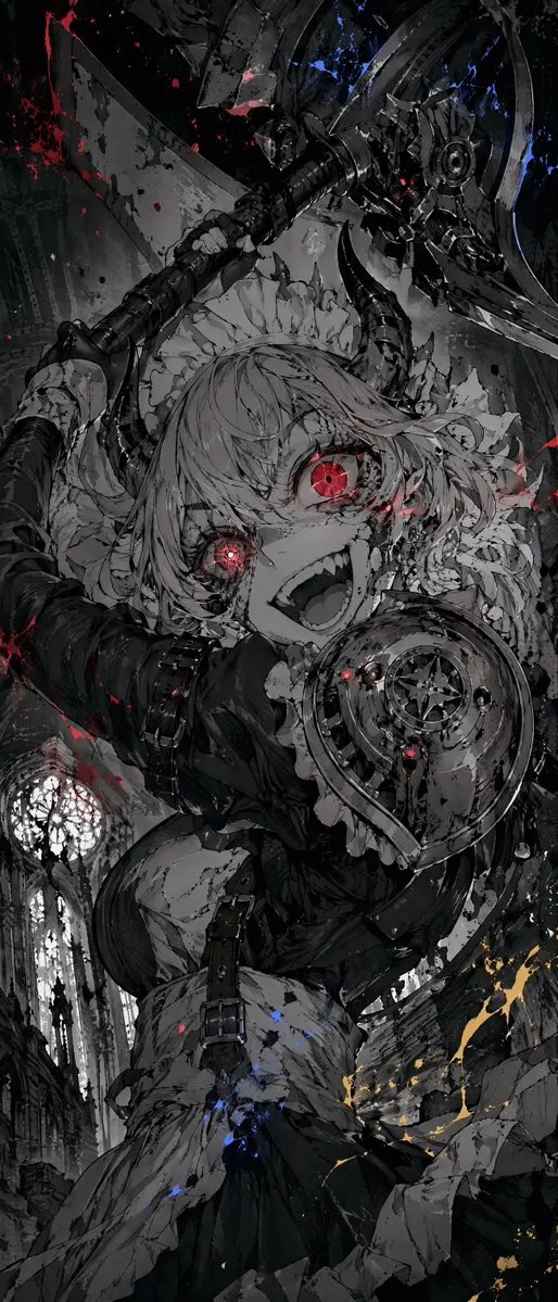 Manic Gothic Battle Maid