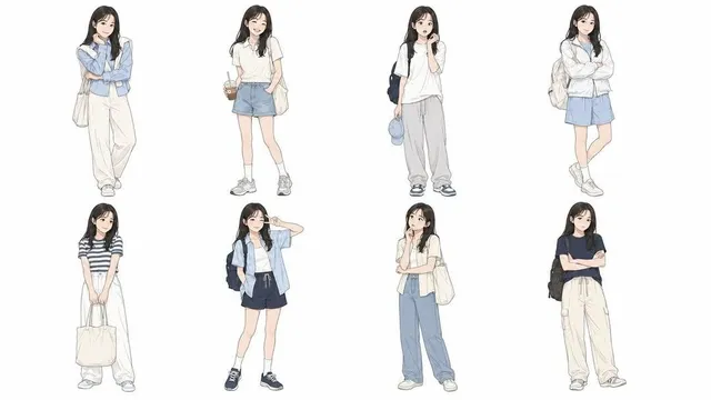 Professional Character Design Sheet
