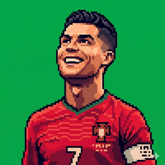 Retro Pixel Art Profile Picture