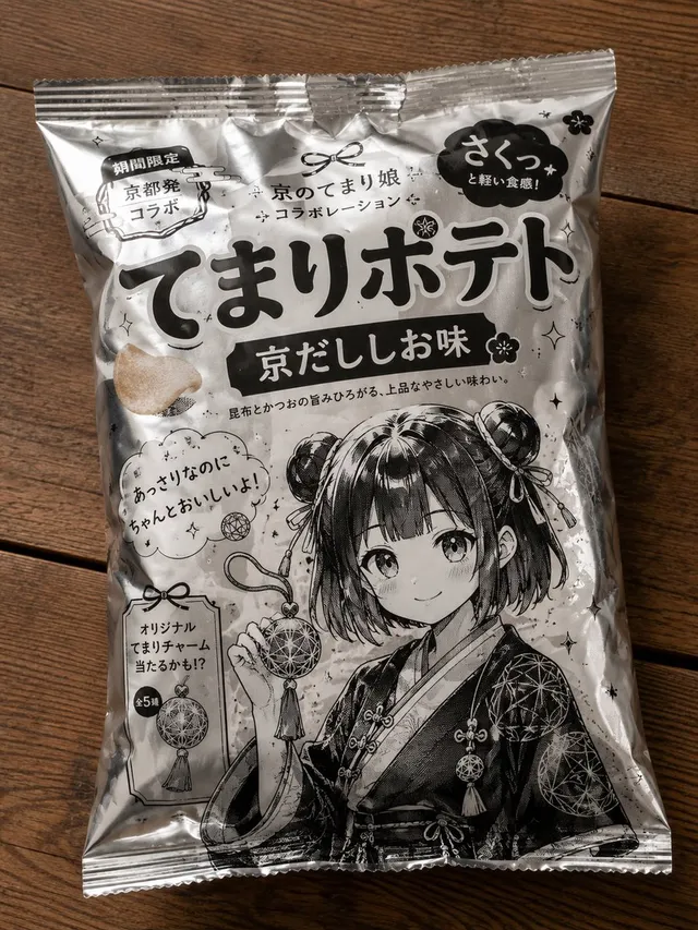Anime Character Potato Chip Packaging