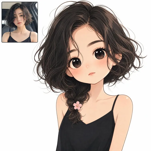 Anime Twin Chibi Portrait