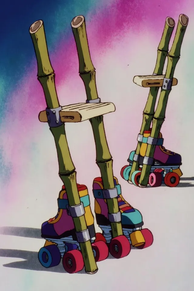 90s Anime Prop Setting Sheet