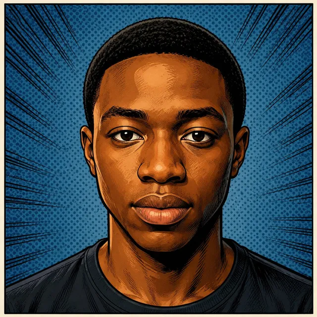 Cosmic Comic Portrait