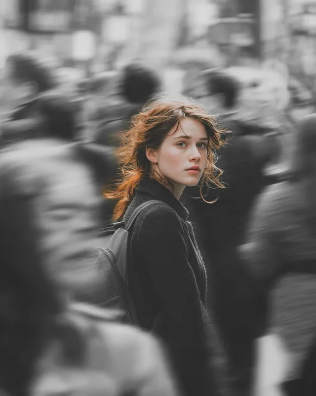 Selective Color Street Photography