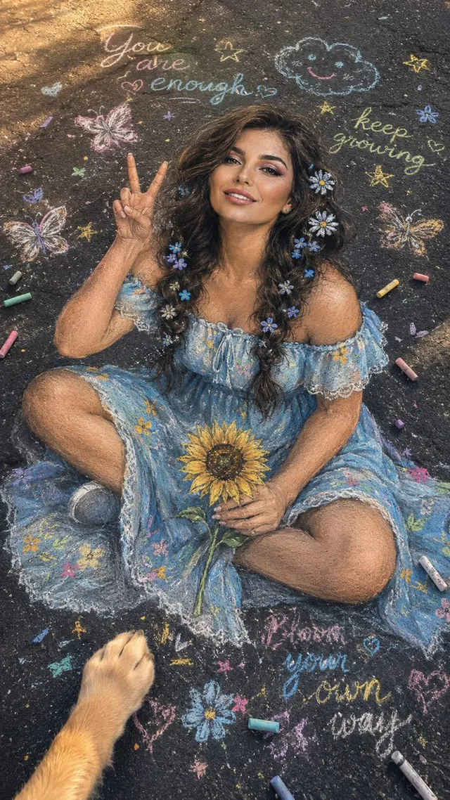 Hyper-Realistic 3D Chalk Art Masterpiece