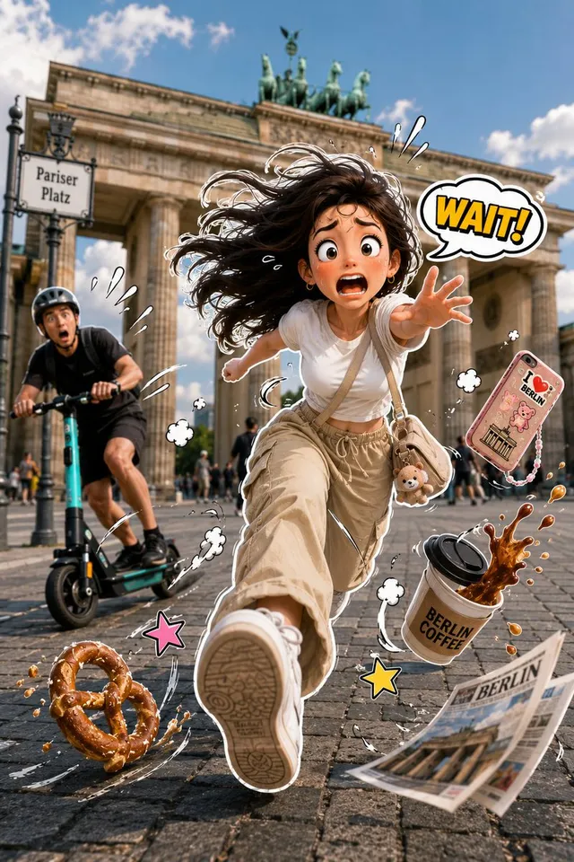 Dynamic 3D Sticker Action Scene