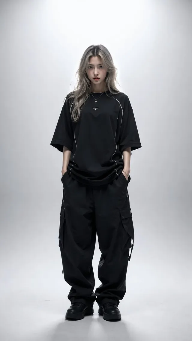High-Fashion Editorial Studio Portrait