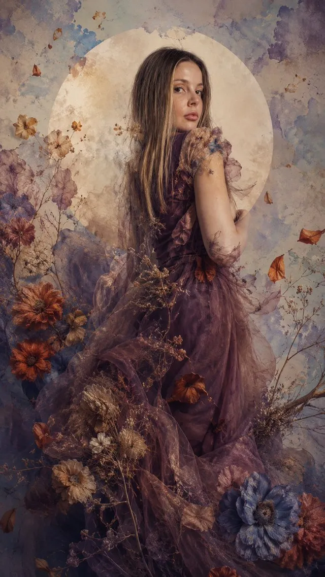 Surreal Double Exposure High Fashion Photography