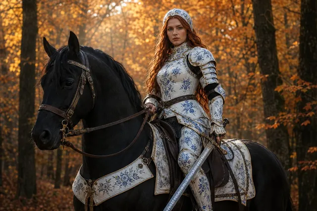 Porcelain Armor Female Knight