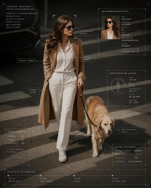 Cyber-Core HUD Surveillance Photography