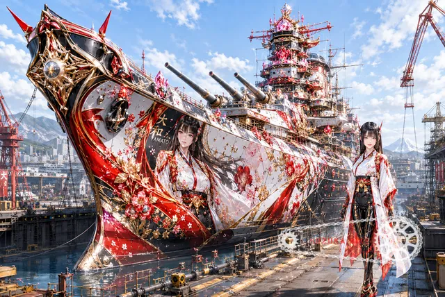 Friedliche Yamato Schlachtschiff Hülle