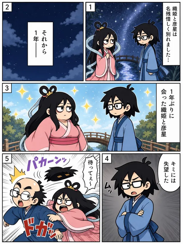 Tanabata Reunion Manga Page