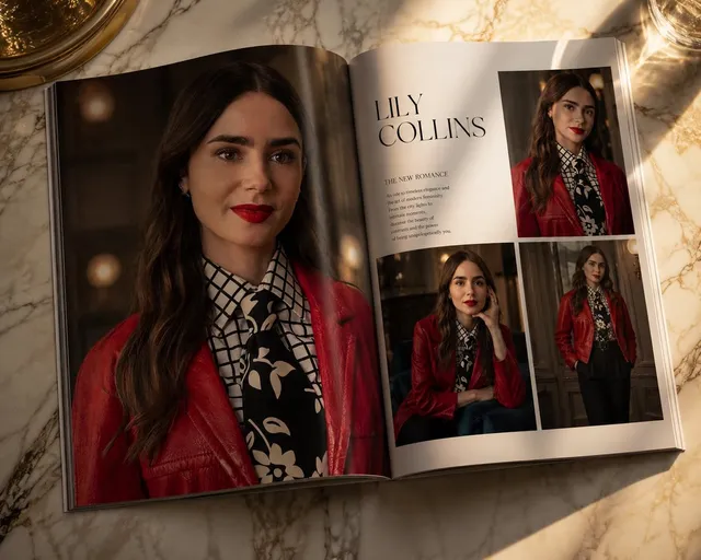 Luxury Fashion Magazine Editorial Layout