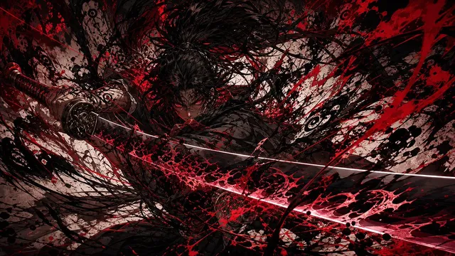 Dark Ronin Katana Splash Art