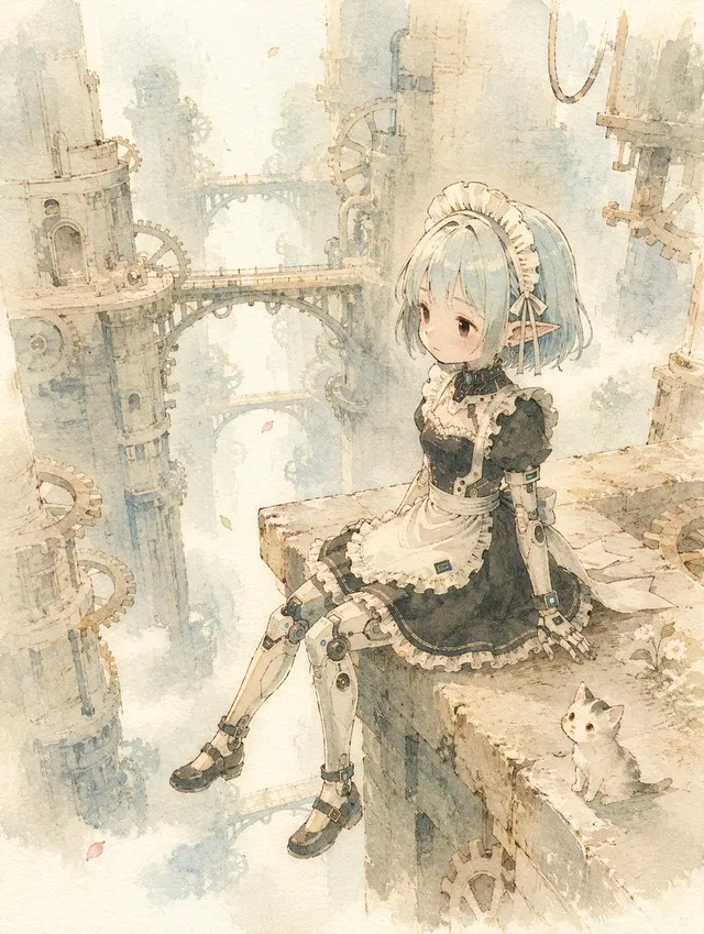 Nostalgic Japanese Children's Illustration Style