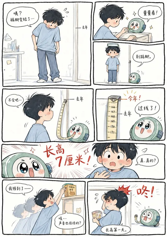Boy Height Growth Manhua Comic