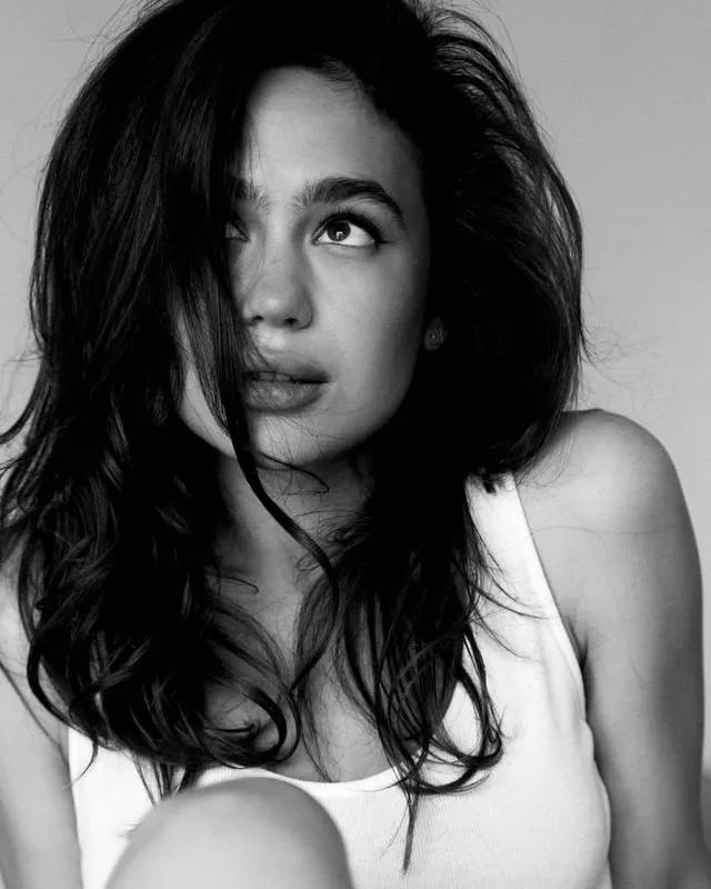 Editorial Black and White Fashion Portrait