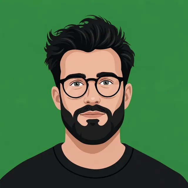 Düz Vektör Profesyonel Avatar
