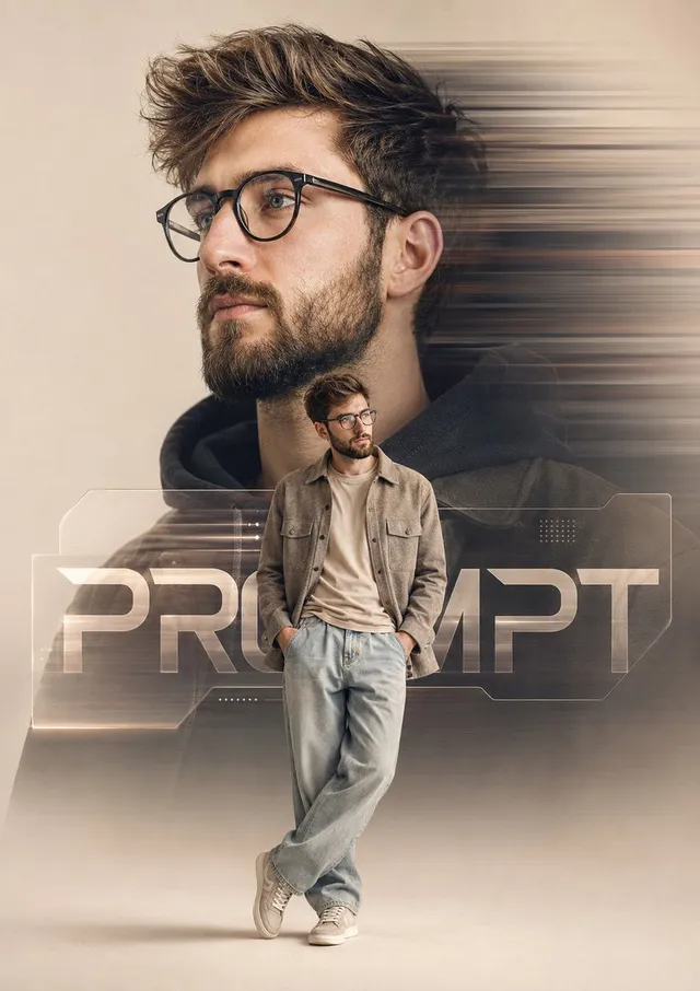 Cinematic Fashion Poster Prompt