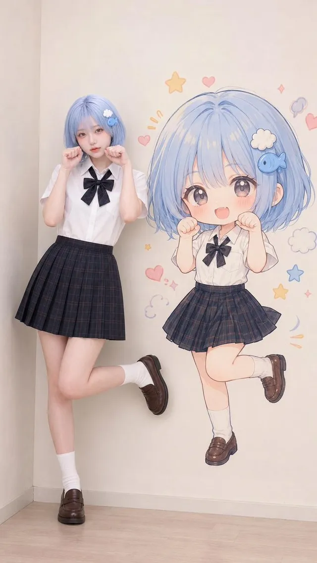 Consistent Character and Chibi Wall Art