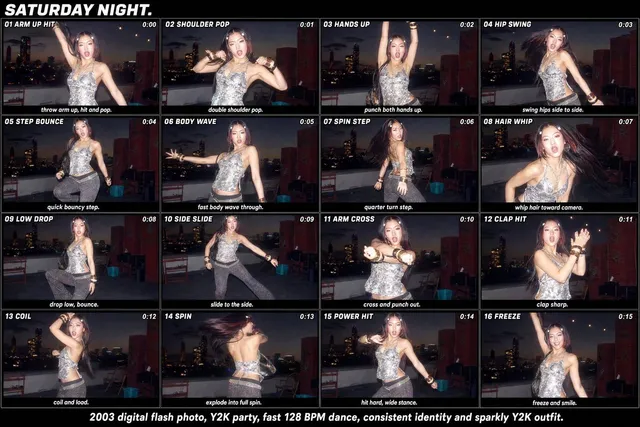 Y2K Rooftop Dance Tutorial Sheet
