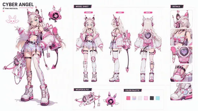 Feuille Personnage Ange Cyber