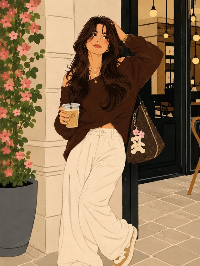 Contemporary Naive Illustration Poster