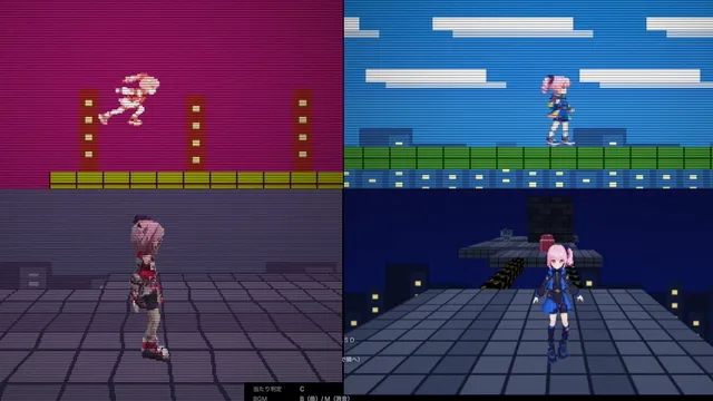 Collage di Giochi sul Tetto Generazioni Console