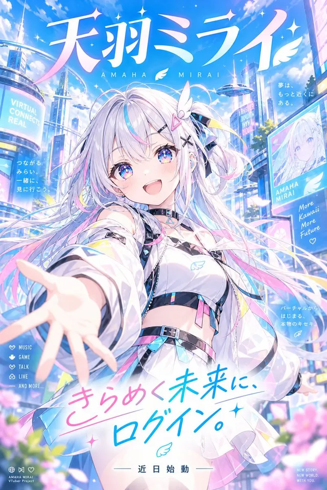 Poster Idolo Anime Futuristico