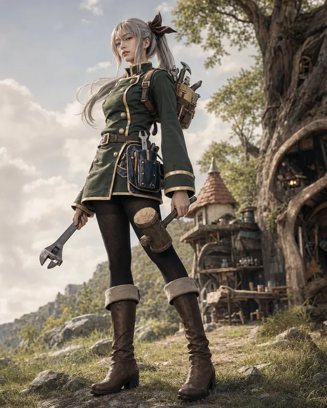 Retrato Cosplay de Artesana Fantasía