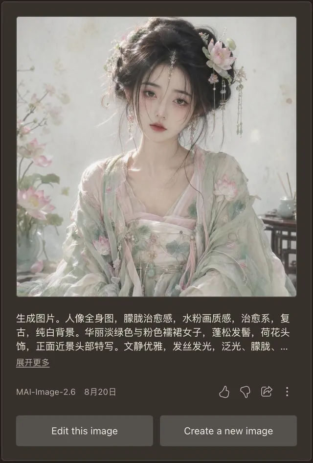 Dark Mode AI Portrait Result Card